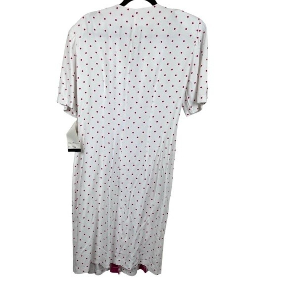 🥑5/$25 Scarlett vintage polka dot button detail pleated front dress 13/14 NWT - Picture 2 of 7